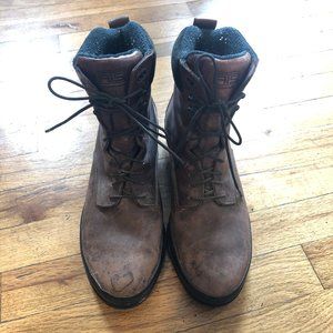 Ariat Lace Up Brown Leather Riding Boots